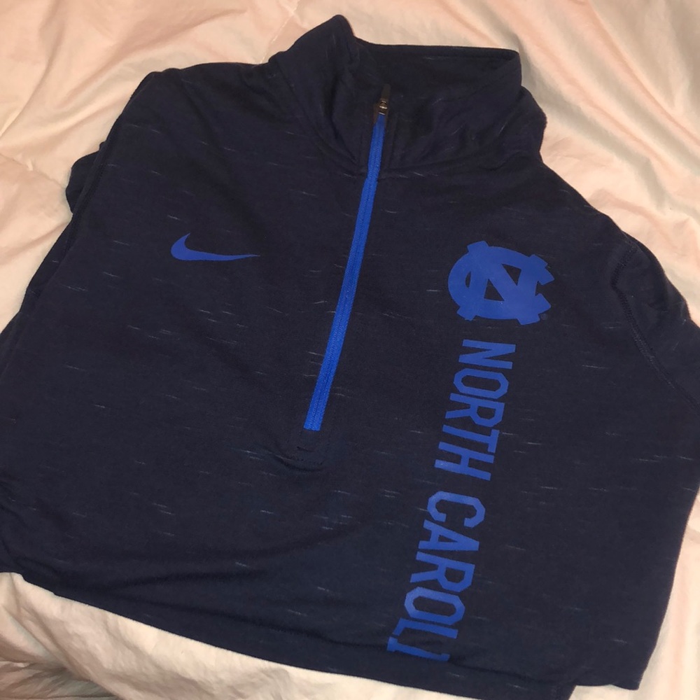 NC CHAPEL HILL BLUE ZIPPER DOWN